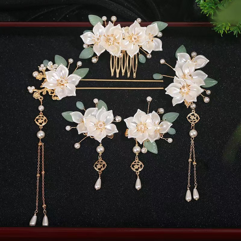 Hanbok Hair Pin - Tea Flower Hanfu Ancient Style Hair
