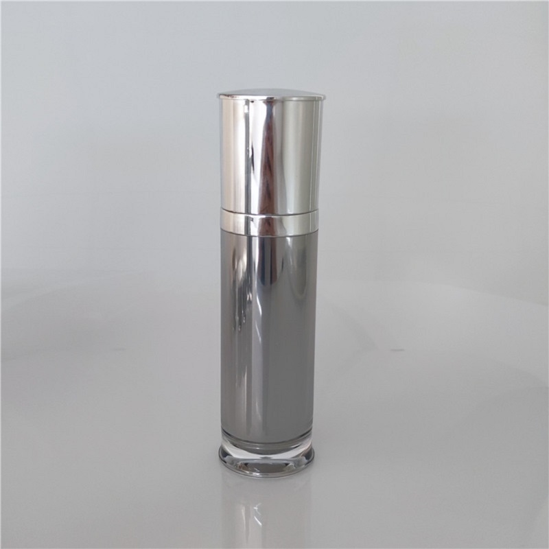 Essence Serum Toner - 50ml shiny mirror silver acrylic/plastic bottle