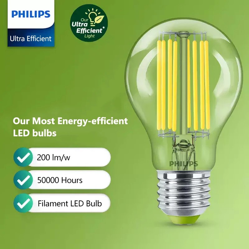 Philips Bulb Led Classic - Philips Ultra Efficient LED Filament Bulb