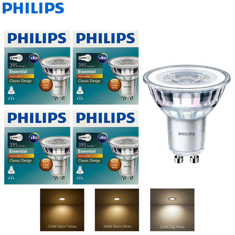 Philips Bulb Led Classic - Philips 4.6W Essential LED Recessed Ceiling