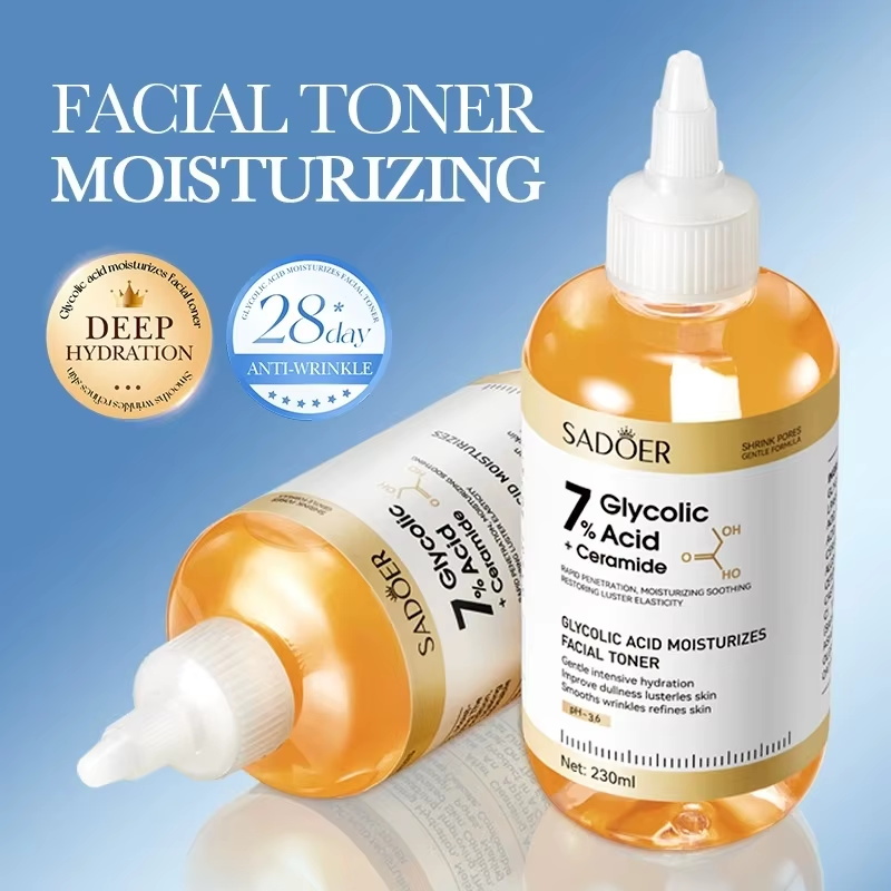 SADOER Glycolic Acid Toner Fac - Essence Serum Toner recension och pris