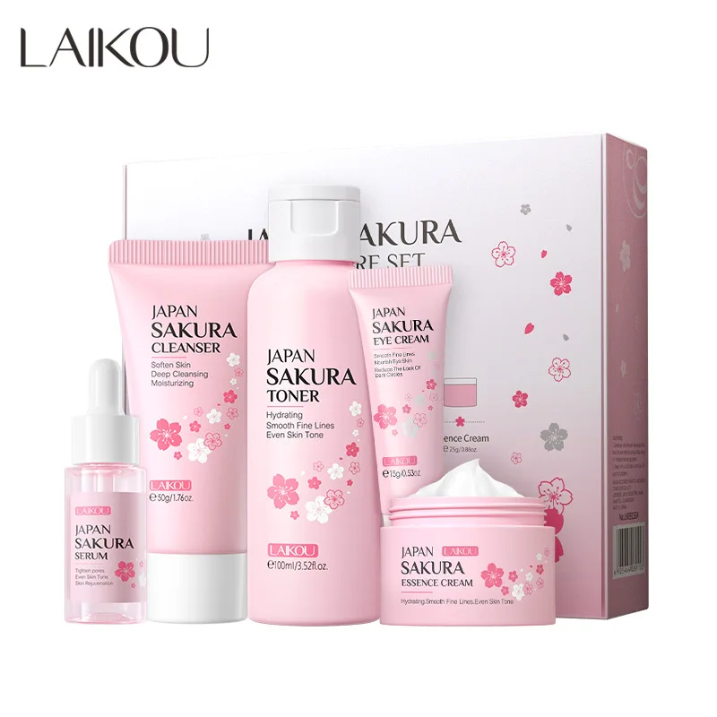 LAIKOU Sakura Kit Skin Care Se - Korean Skincare Routine recension och pris