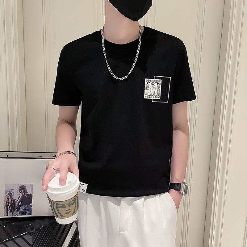 Trendy Men Short Sleeve Top Su - Korean Daily Lifestyle recension och pris