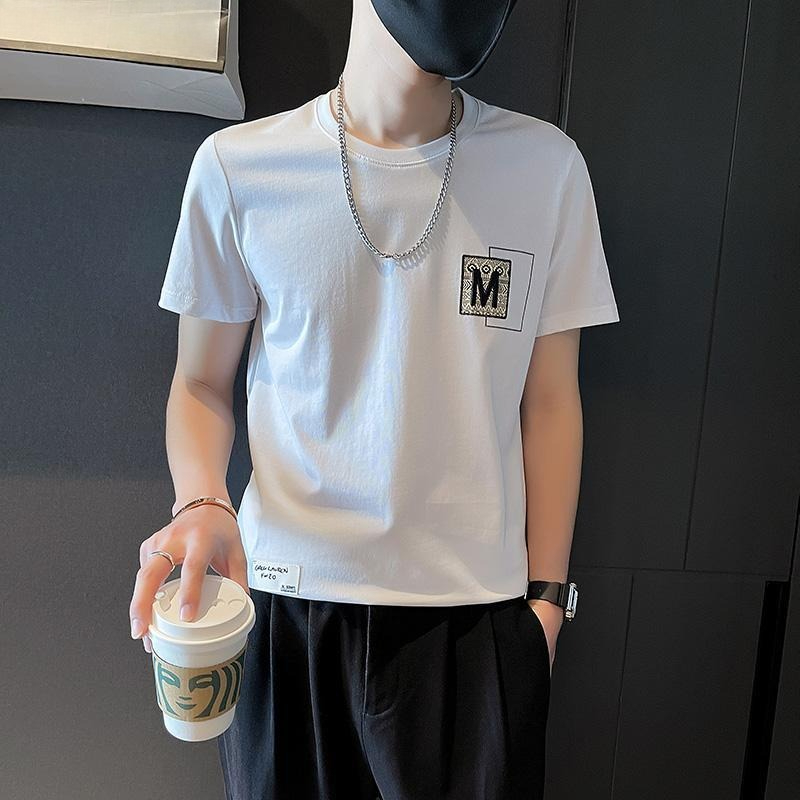 Trendy Men Short Sleeve Top Su - Korean Daily Lifestyle recension och pris