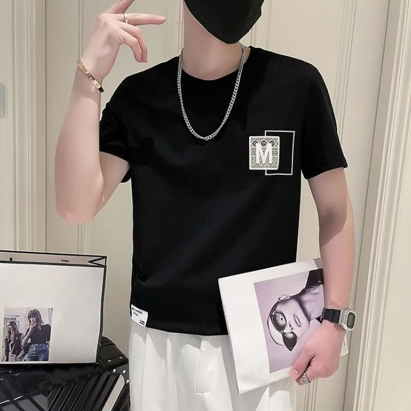Trendy Men Short Sleeve Top Su - Korean Daily Lifestyle recension och pris