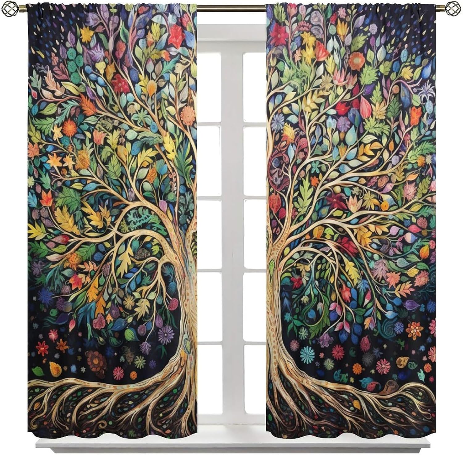 Tree of Life Curtains, Fantasy - Modern Korean Lifestyle recension och pris