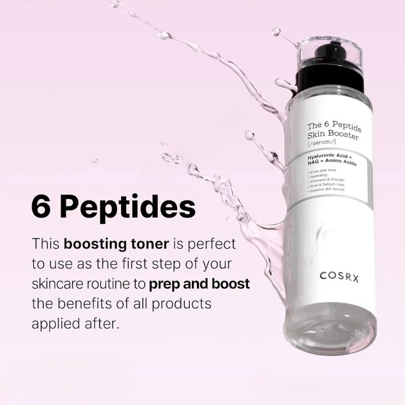 Korean Skincare 6X Peptide Boo - Essence Serum Toner recension och pris
