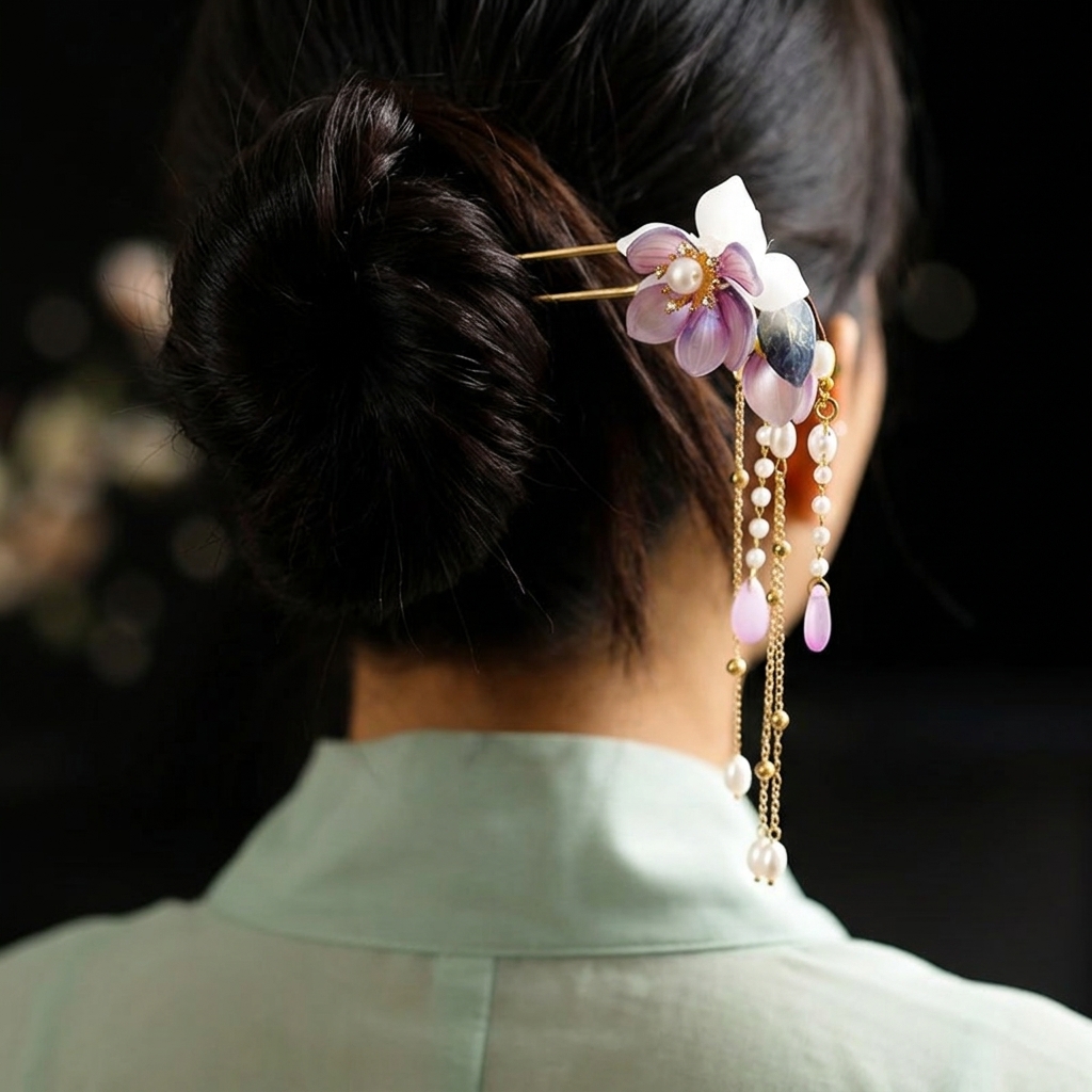 Alloy U Shaped Hair Pin With O - Hanbok Hair Pin recension och pris