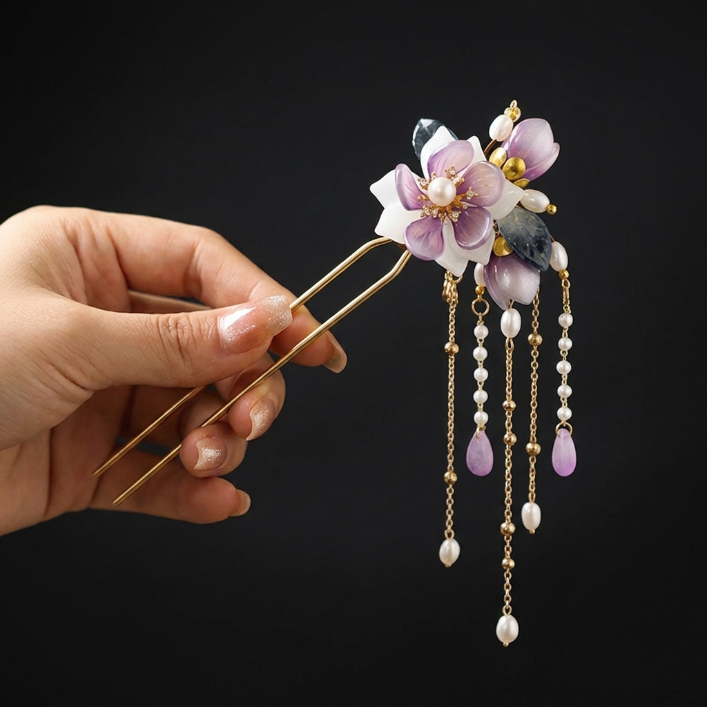 Alloy U Shaped Hair Pin With O - Hanbok Hair Pin recension och pris