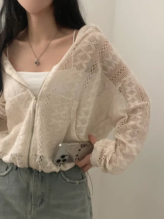 Korean Style Hooded Casual Zip - Korean Daily Lifestyle recension och pris