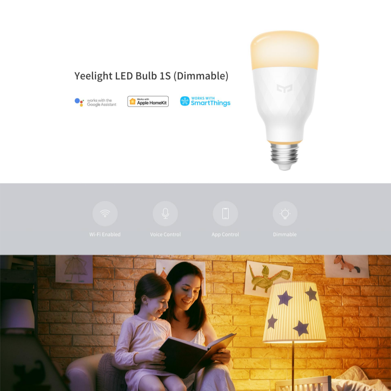Yeelight LED Bulb 1S E26/E27 W - Yeelight Light Smart Bulb recension och pris