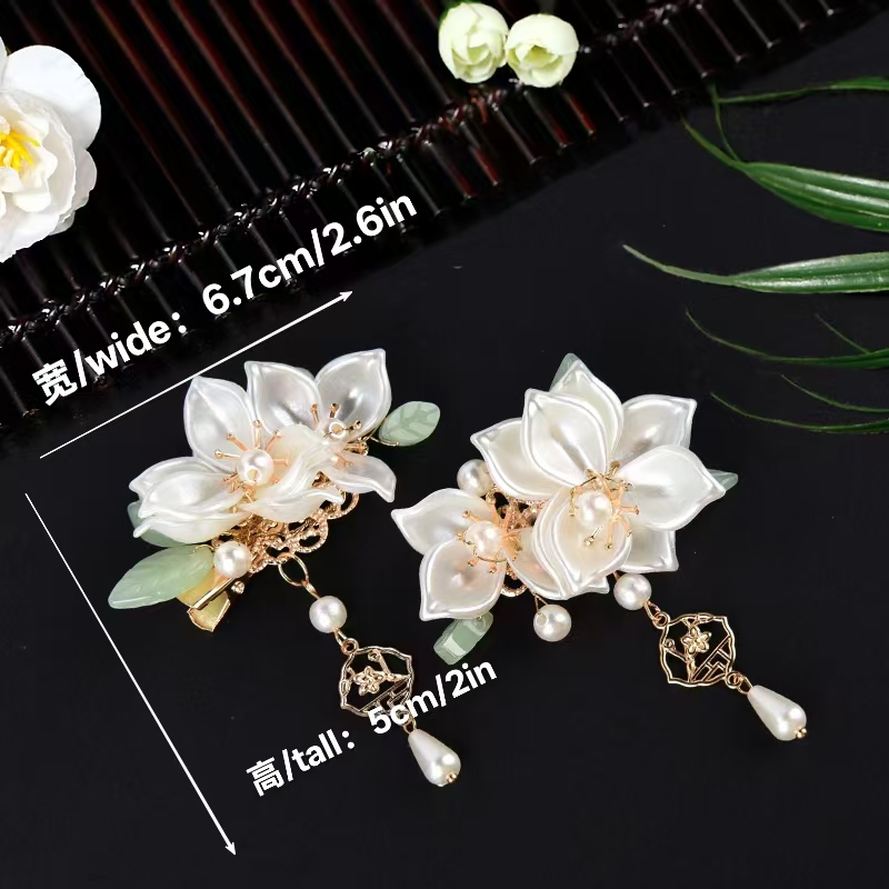 Tea Flower Hanfu Ancient Style - Hanbok Hair Pin recension och pris