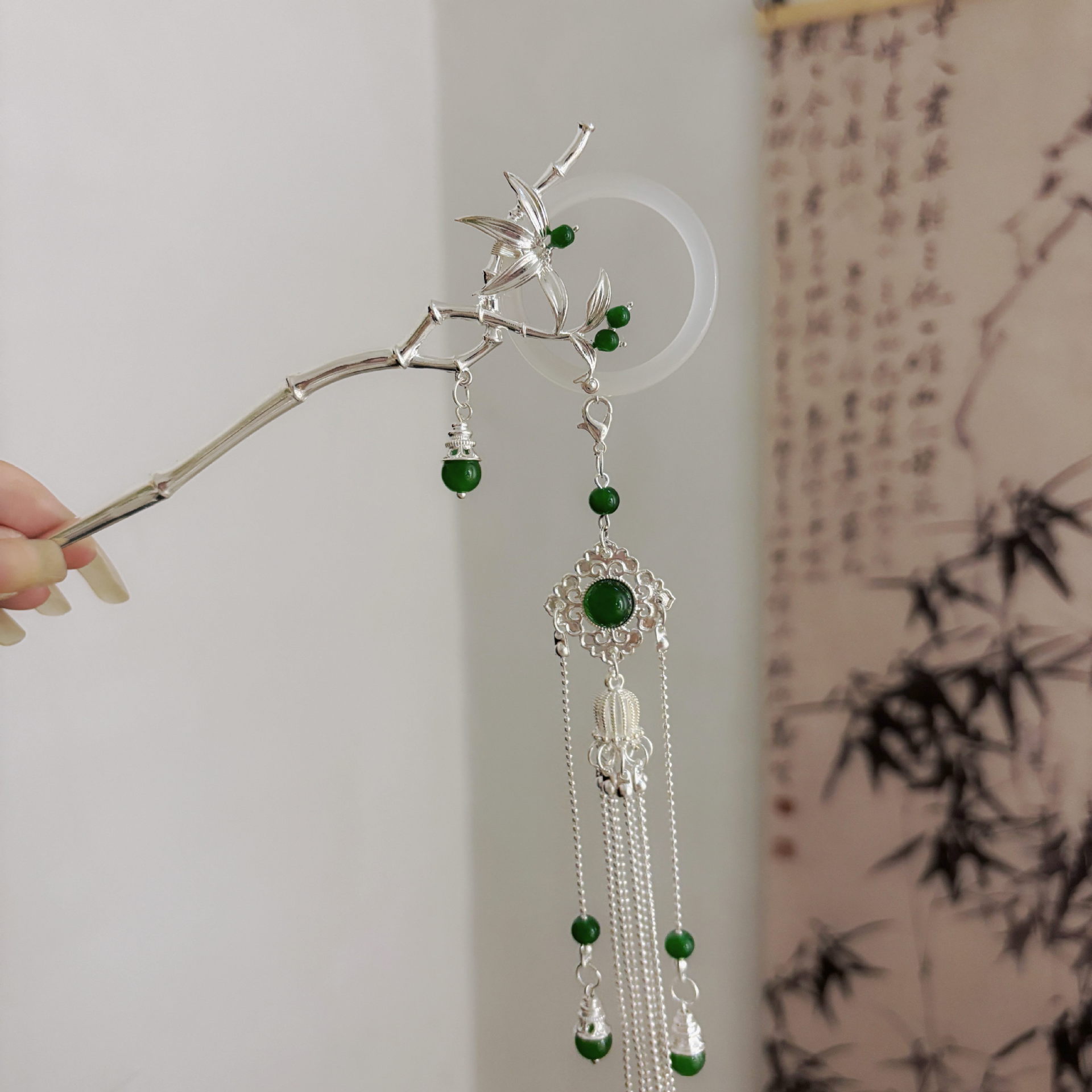 Chinese Style Hair Stick Bambo - Hanbok Hair Pin recension och pris