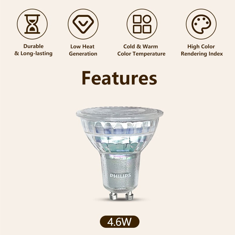 Philips LED GU10 PAR16 Essenti - Philips Bulb Led Classic recension och pris