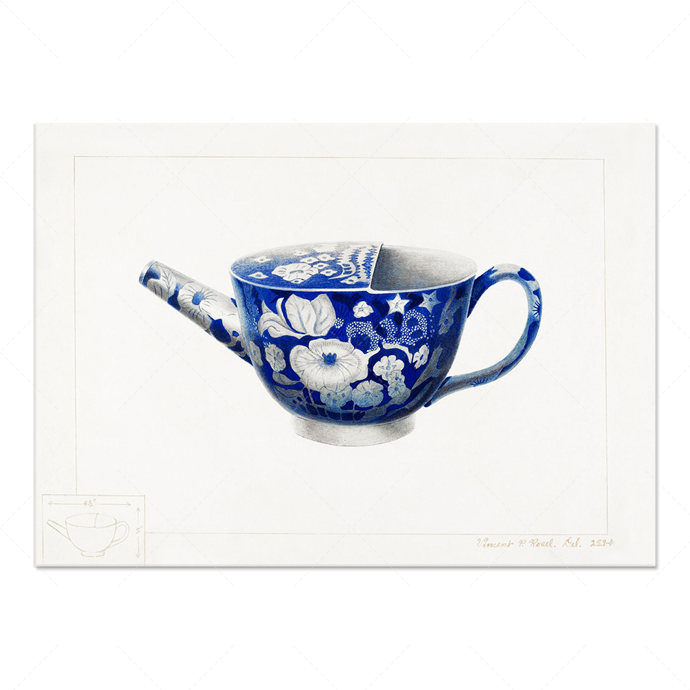 Korean printed blue porcelain  - Korean Arts And Lifestyle recension och pris