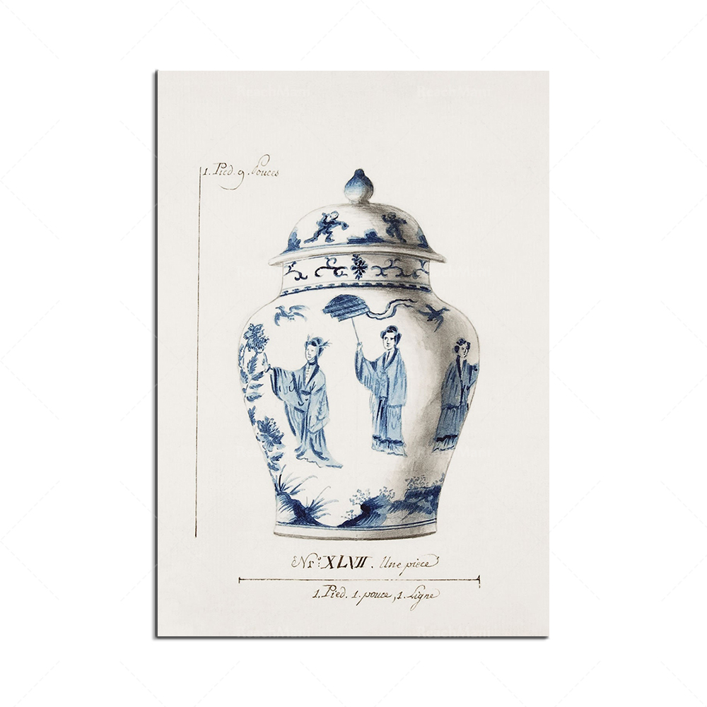 Korean printed blue porcelain  - Korean Arts And Lifestyle recension och pris