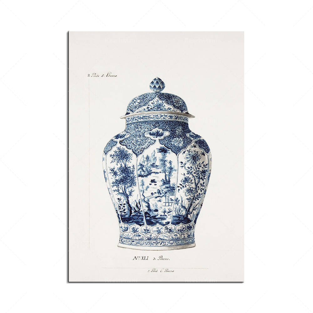 Korean printed blue porcelain  - Korean Arts And Lifestyle recension och pris