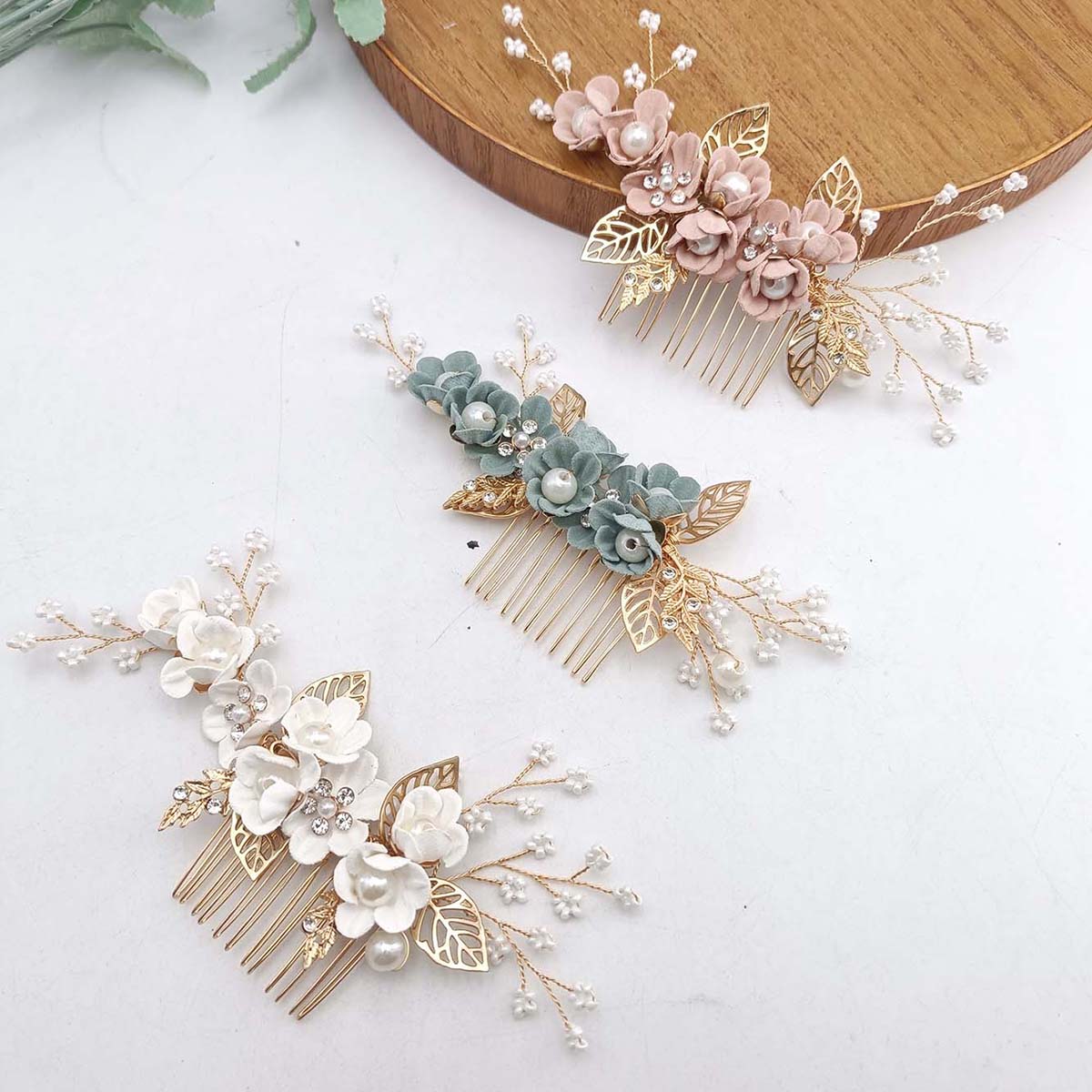 Crystal Pearl Hair Comb Clip P - Hanbok Hair Pin recension och pris