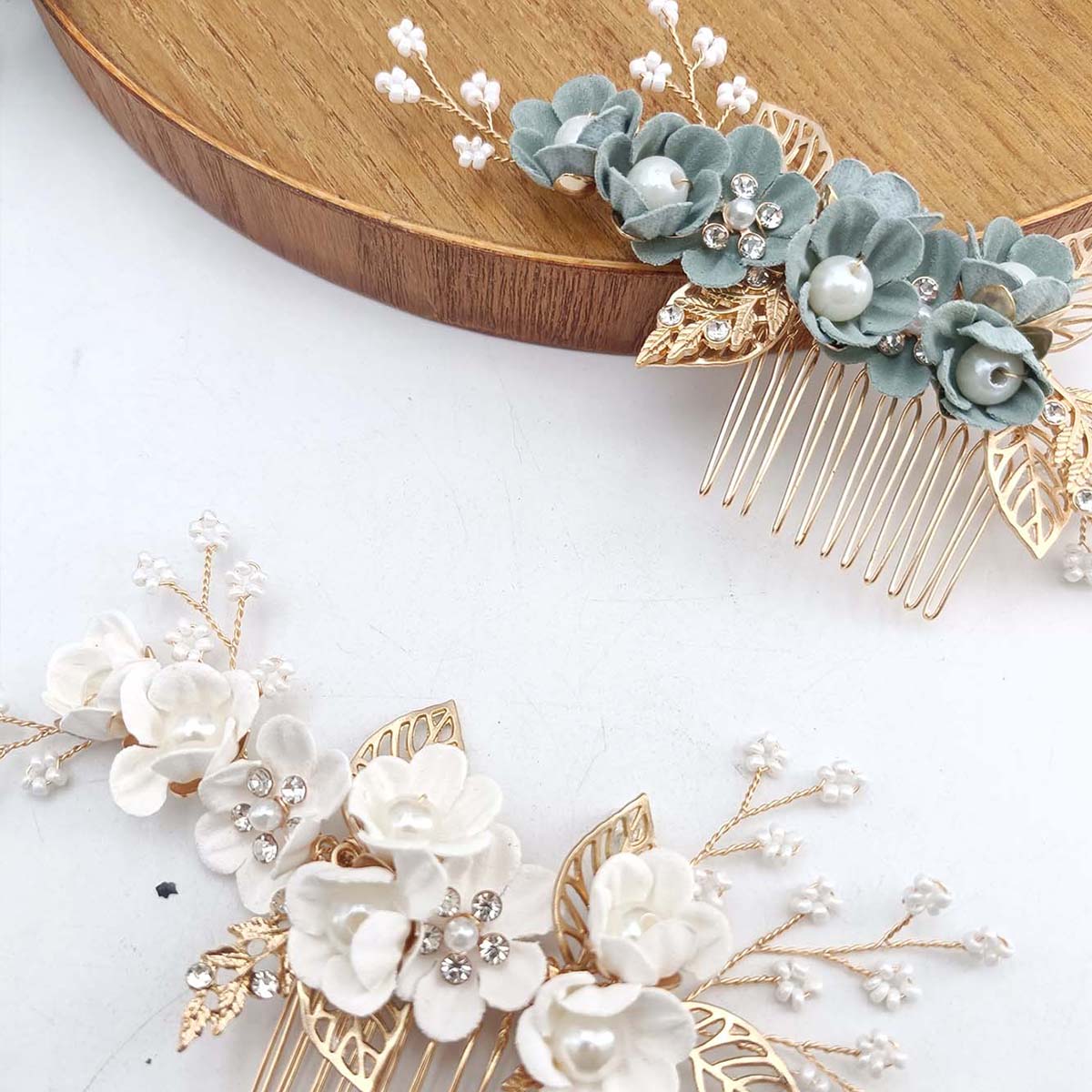 Crystal Pearl Hair Comb Clip P - Hanbok Hair Pin recension och pris