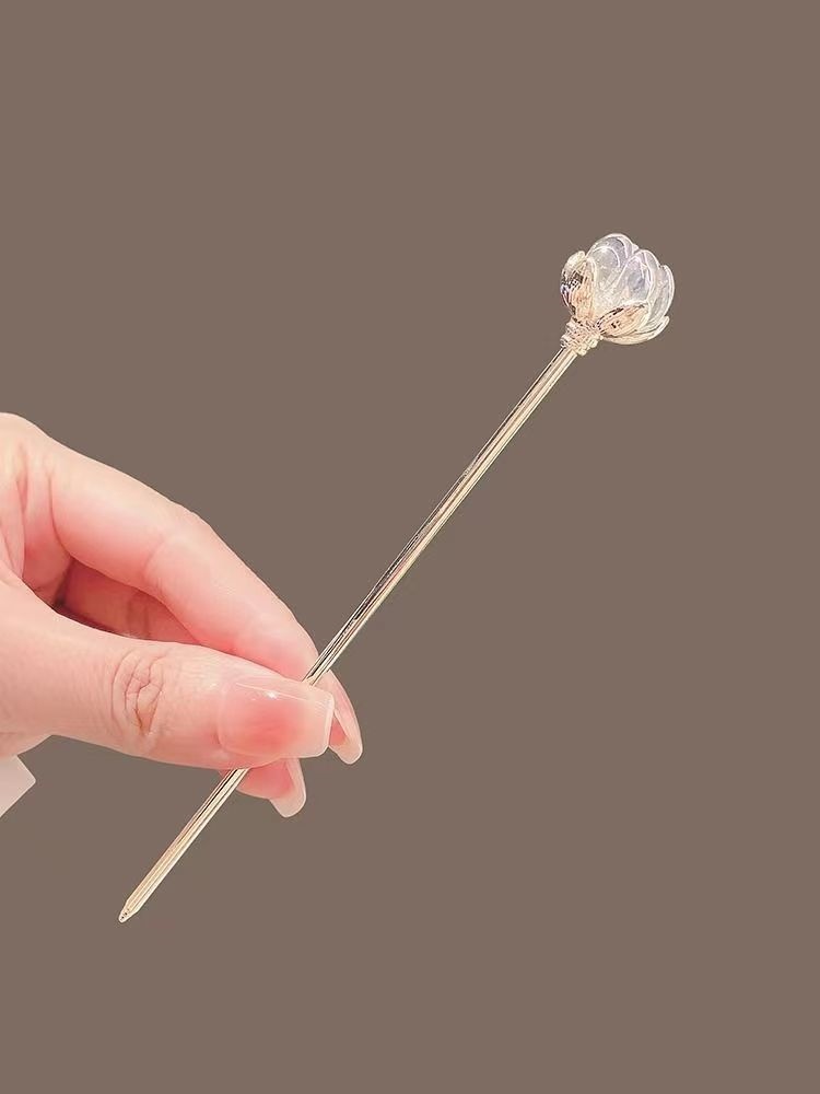Crystal Lotus Hairpin for Wome - Hanbok Hair Pin recension och pris