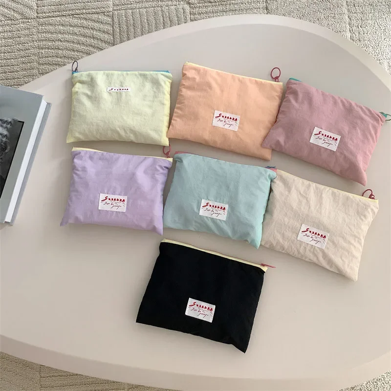 Solid Colour Makeup Bags Korea - Korean Skincare Routine recension och pris