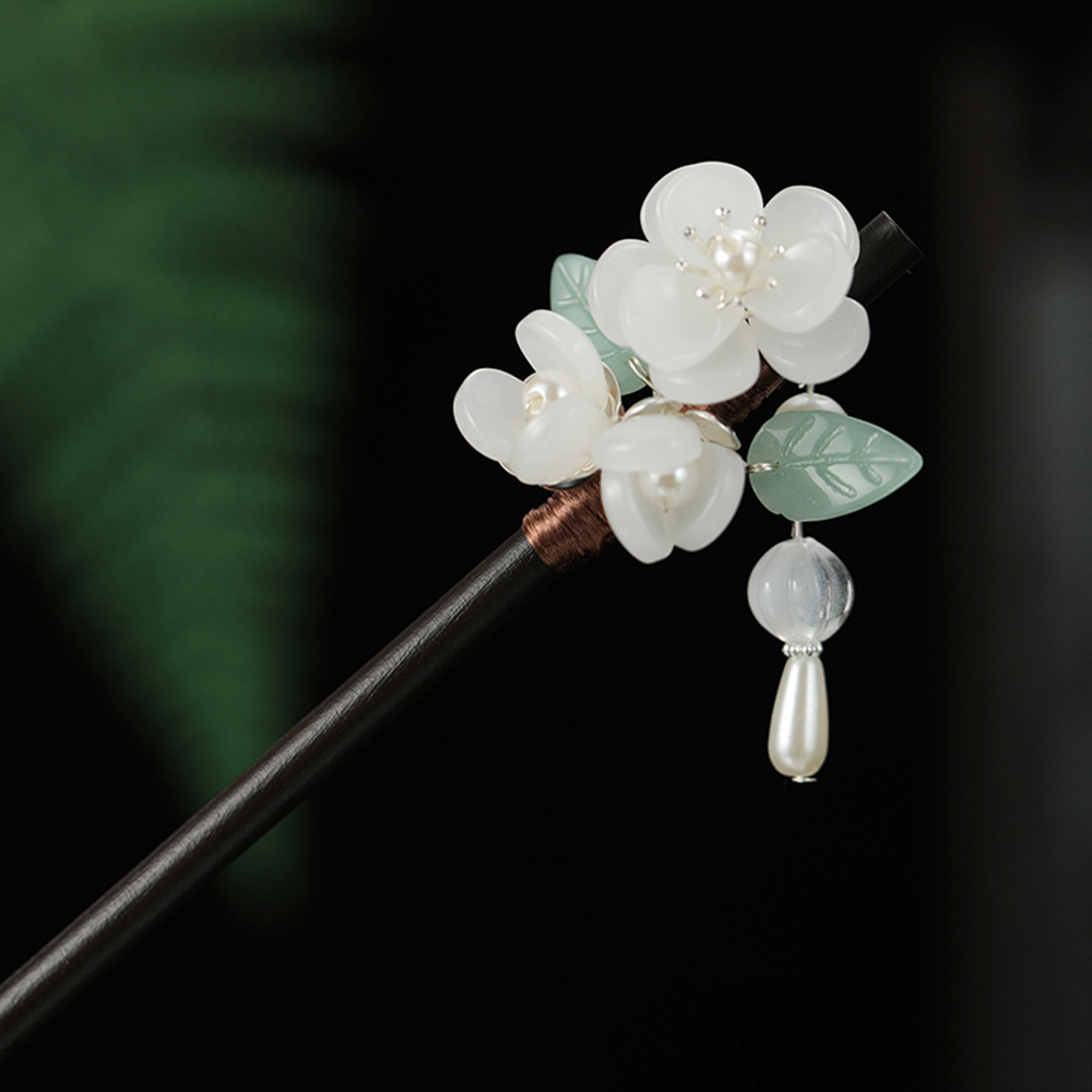 Retro Flower Hairpin With Pear - Hanbok Hair Pin recension och pris